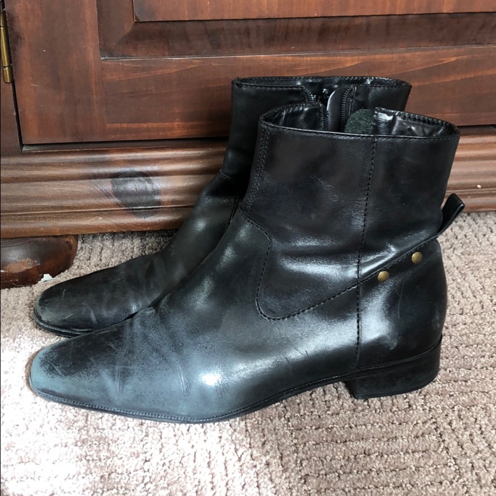 Talbots Leather Pointed Booties